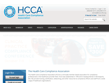 Tablet Screenshot of hcca-info.org