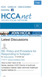 Mobile Screenshot of community.hcca-info.org